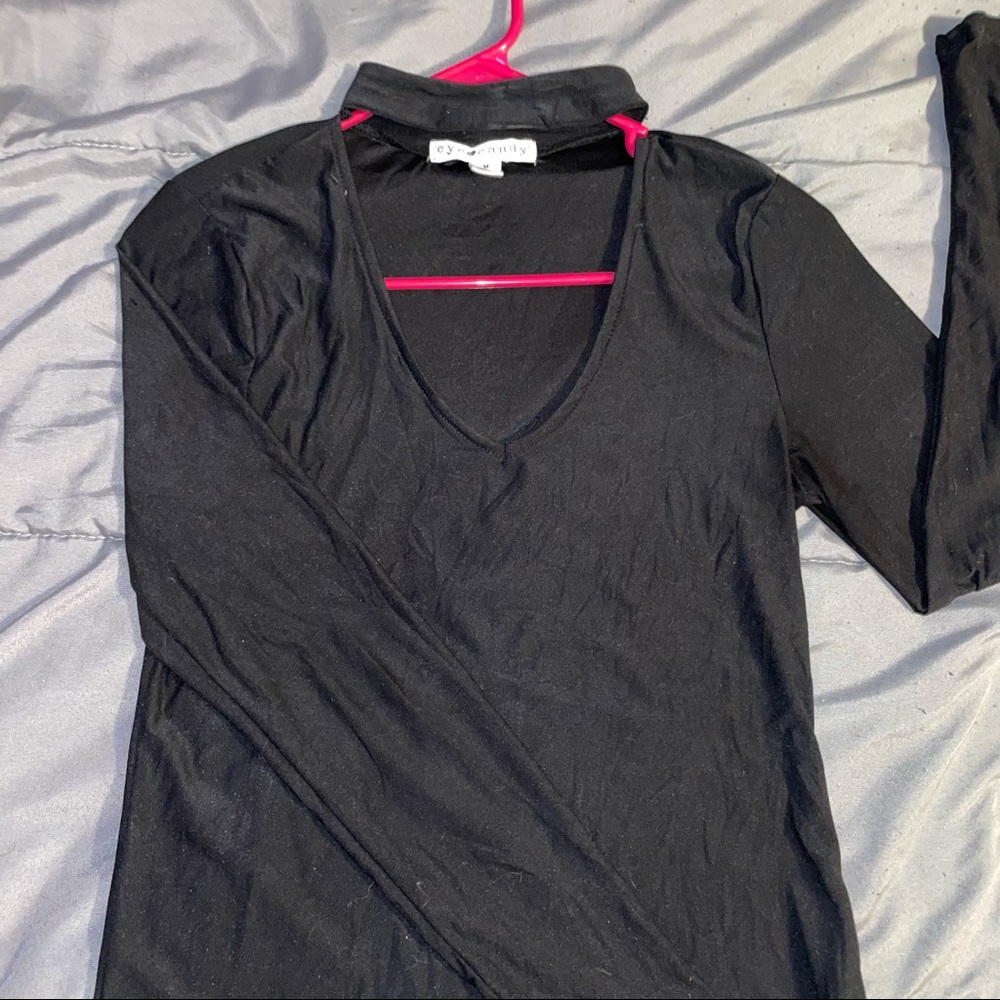 Black long sleeved shirt